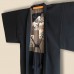 HAORI HOMME BLEU-NOIR ,ÉPAIS POLY MÉLANGÉ 007-194